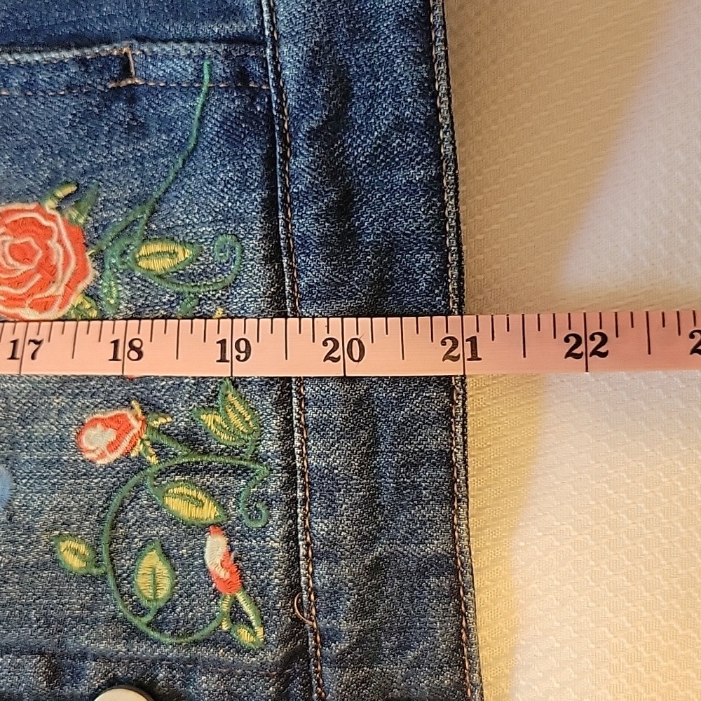 Embroidered Jean Jacket - Picture 7 of 11